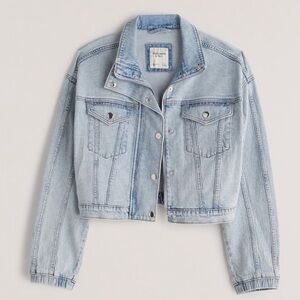 Abercrombie & Fitch Light Wash Jean Jacket
